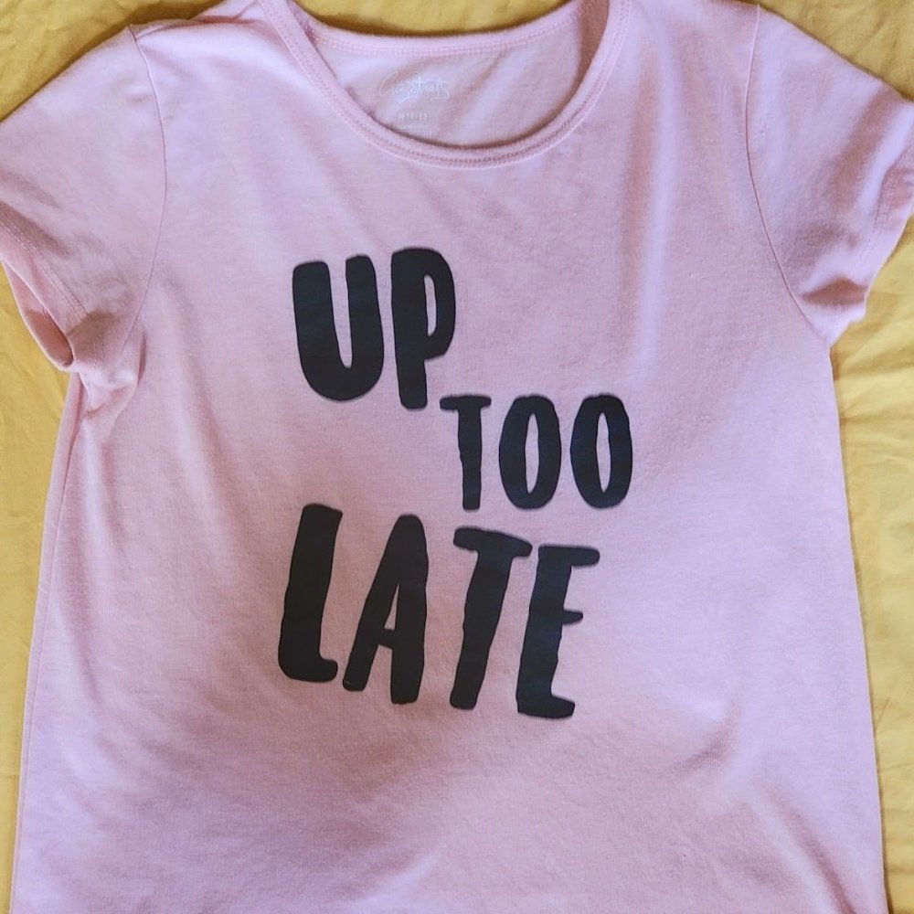 girls pajama shirt